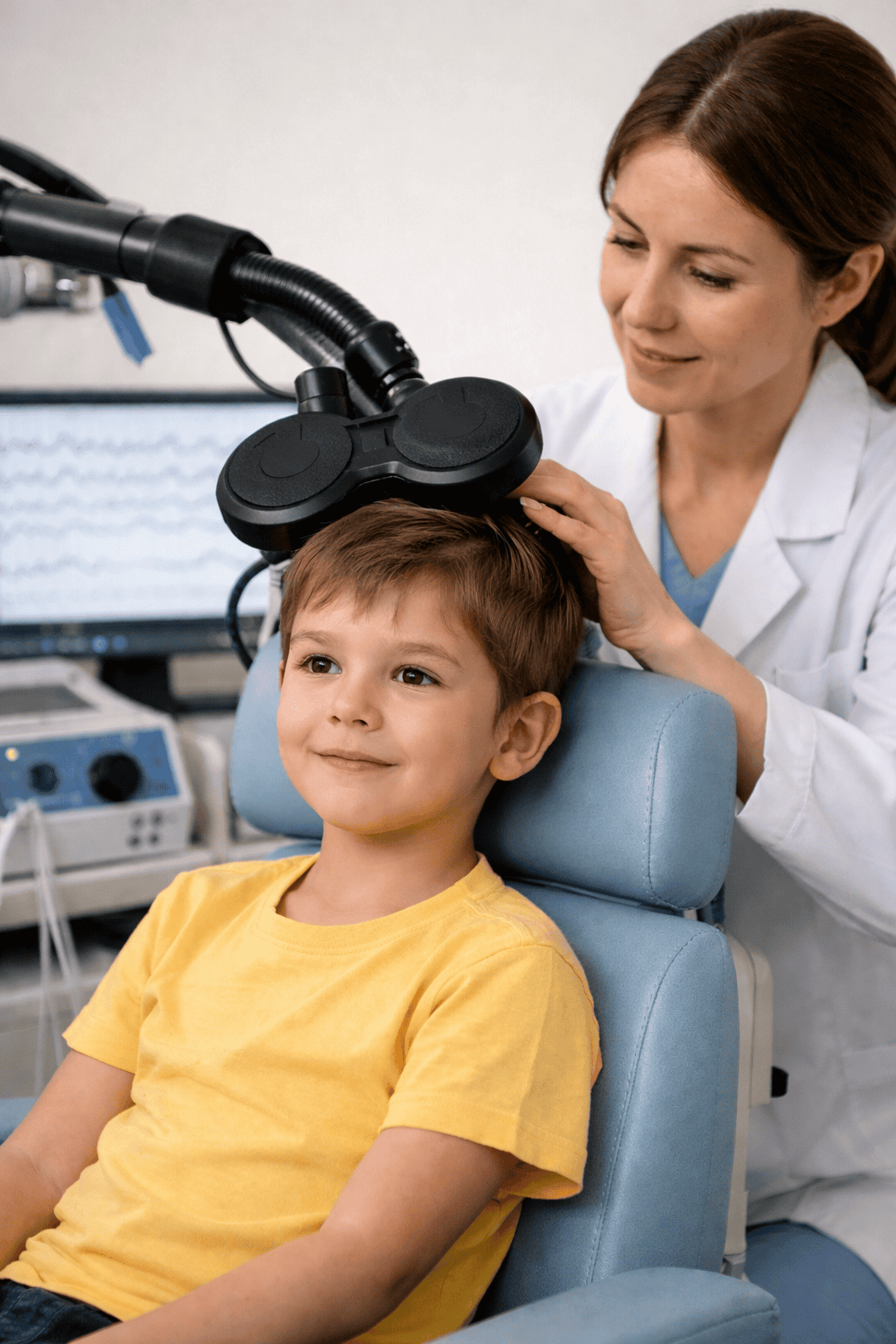 Rytmická transkraniálna magnetická stimulácia (rTMS): odborný pohľad na jemnú podporu mozgového vývinu u detí